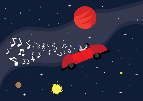car-in-space