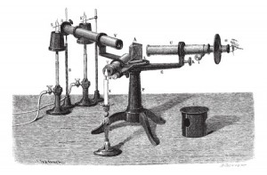 A spectroscope from 1874.